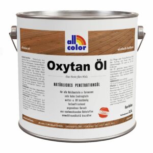 allcolor Oxytan Öl - natürliches Penetrationsöl für alle Holzbauteile - farbauffrischend